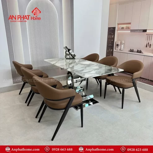 Bo ban an mat da thach anh cao cap 6 ghe nhap khau BA 2004 3