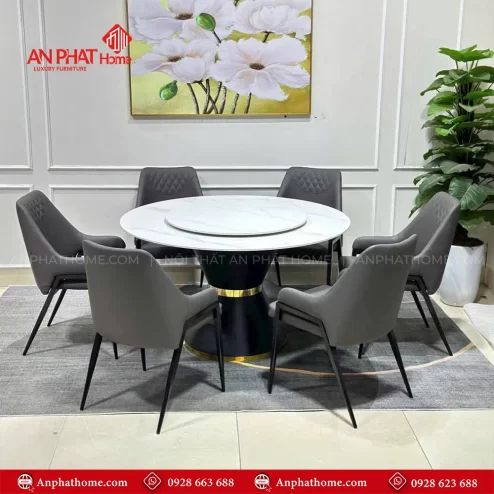 Bo ban an mat da tron xoay 2 tang sang trong BA 1923 2