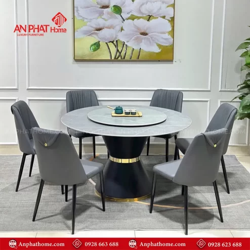 Bo ban an mat da tron xoay 2 tang sang trong BA 1923 3