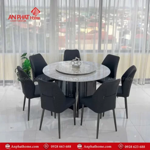 Bo ban an tron mat da xoay 6 ghe nhap khau BA 2003 3