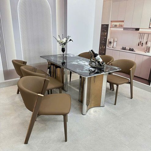 Bộ bàn ghế ăn cao cấp nhập khẩu BA-2001