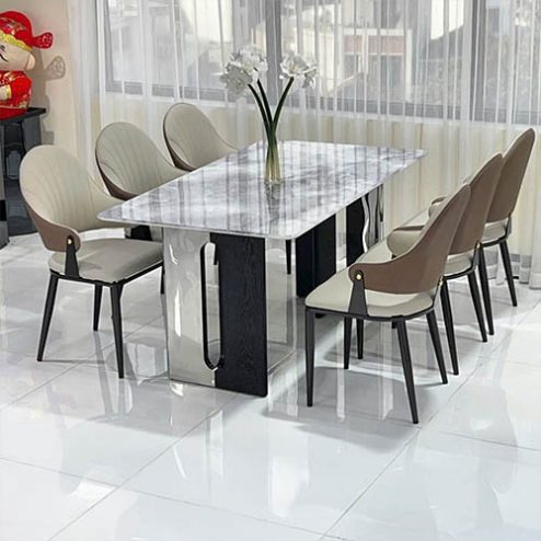 Bộ bàn ghế ăn cao cấp nhập khẩu BA-2006