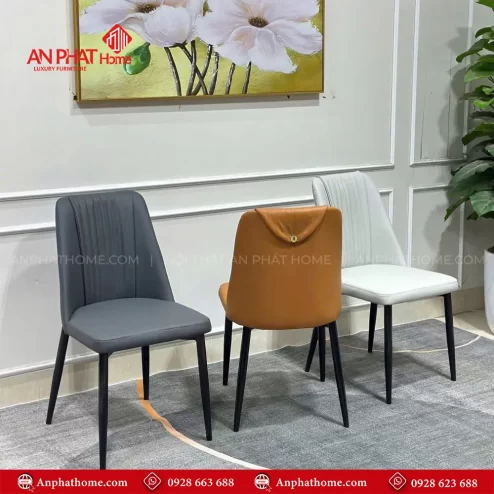 Bo ban ghe an mat da thach anh chan inox BA 1998 2