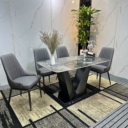 Bộ bàn ghế ăn thiết kế hiện đại BA-2011