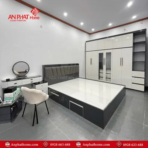 Combo Giường Tủ Bàn Trang Điểm CB-21 An Phát Home