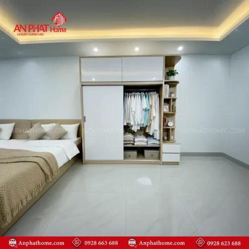 Thiết kế tủ đựng quần áo đẹp hiện đại