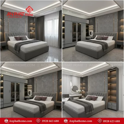 Mẫu combo giường tủ phòng ngủ TPHCM - Hà Nội - Đà Nẵng - Hải Phòng