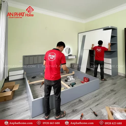 Bộ giường tủ cưới giá rẻ