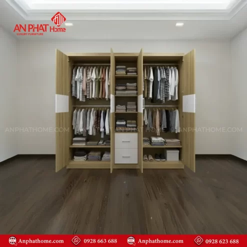 Mẫu tủ quần áo thông minh