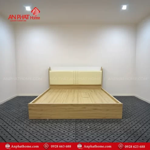 Giường ngủ gỗ mdf thiết kế theo yêu cầu