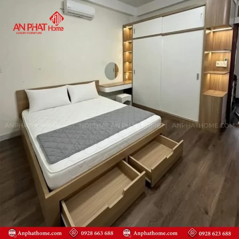 Combo giường tủ phòng ngủ giá rẻ