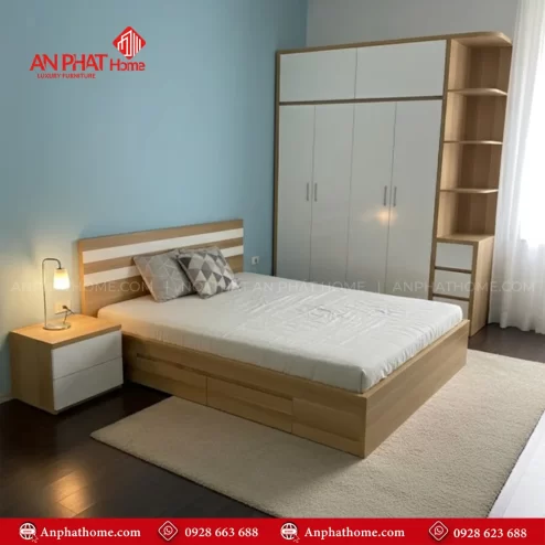Combo Giường Tủ Phòng Ngủ CB-67 An Phát Home