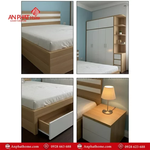 Bộ giường ngủ và bàn trang điểm đẹp nhất hiện nay