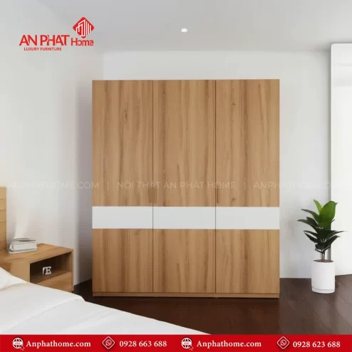 Mẫu tủ quần áo đẹp thiết kế theo yêu cầu