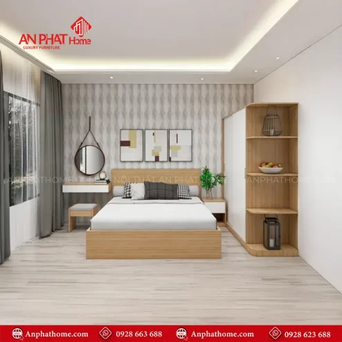 Combo Giường Tủ Phòng Ngủ CB-82 An Phát Home