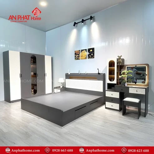 Combo Giường Tủ Phòng Ngủ CB-90 An Phát Home