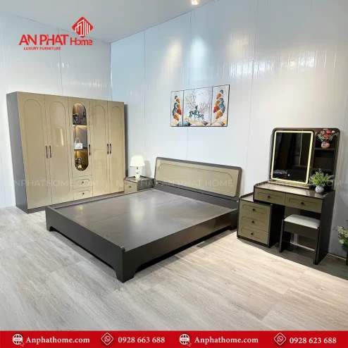 Bộ combo giường tủ bàn trang điểm