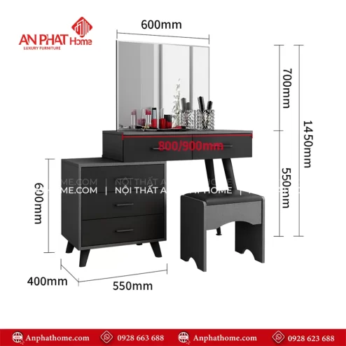 Bộ bàn trang điểm đầu giường