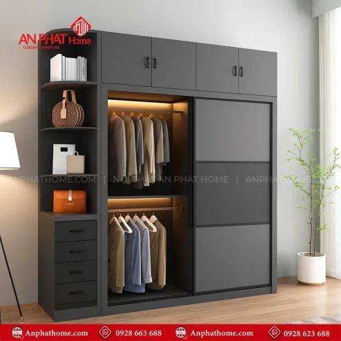 Mẫu tủ quần áo hiện đại