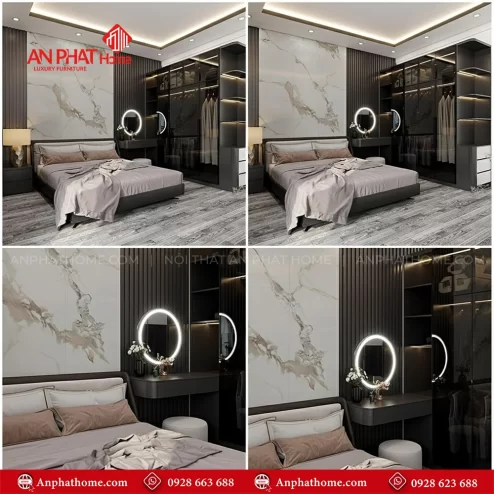 Giường tủ gỗ công nghiệp cao cấp