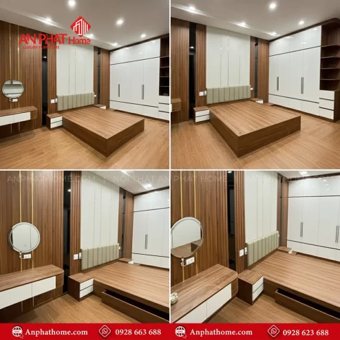 Combo giường tủ hiện đại