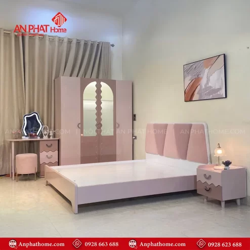 Combo giường tủ bàn trang điểm