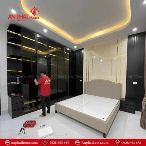 Combo giường tủ phòng cưới