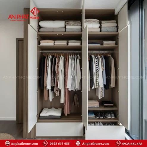 Tủ đựng quần áo giá rẻ