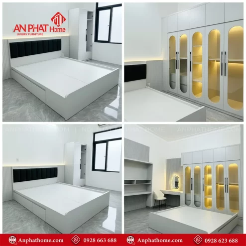 Combo giường tủ phòng ngủ giá rẻ