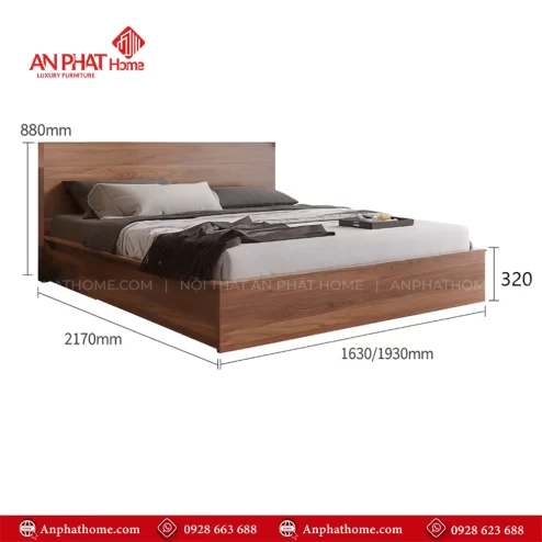 Mẫu giường ngủ có ngăn kéo đẹp