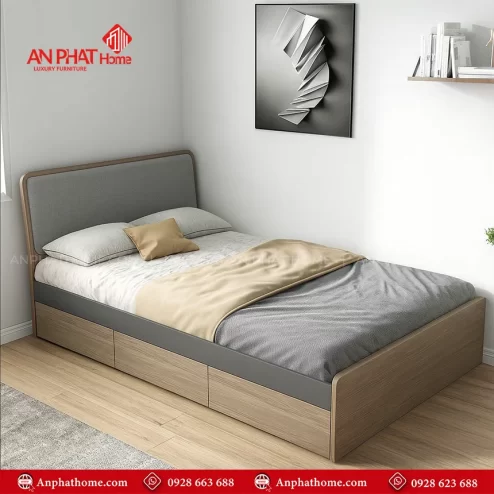 Mẫu giường ngủ đẹp thiết kế thông minh