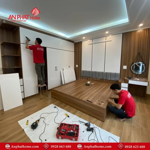 Combo giường tủ hiện đại