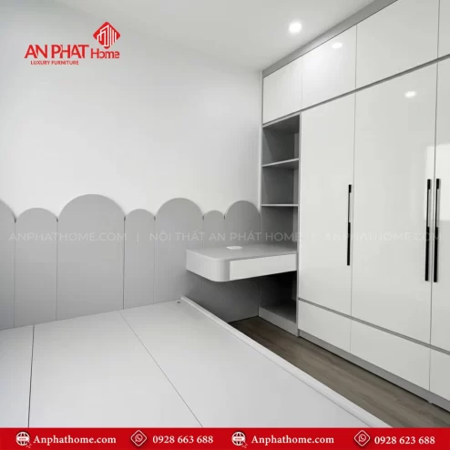 Mẫu combo giường tủ nội thất phòng ngủ đẹp