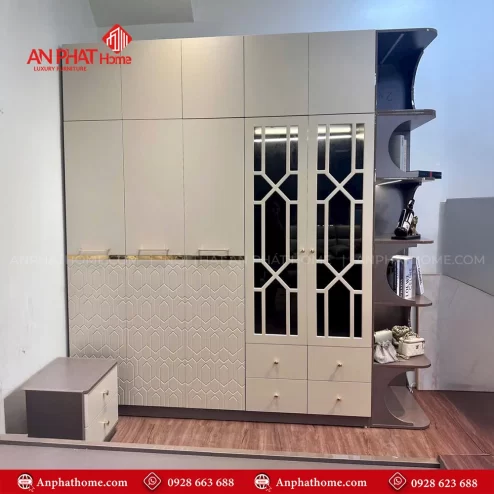 Tủ đựng quần áo thiết kế theo yêu cầu