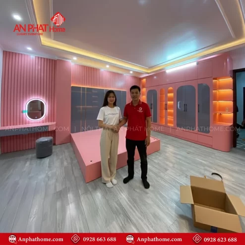 Thiết kế phòng ngủ cho con gái