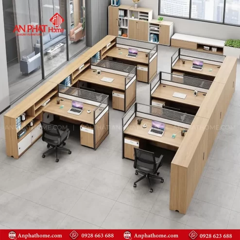 Mẫu bàn làm việc cho văn phòng tiện dụng