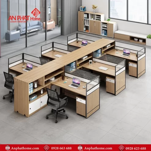 Mẫu bàn làm việc thiết kế theo yêu cầu