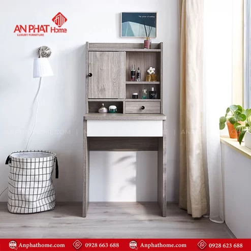Mẫu bàn trang điểm kết hợp bàn làm việc
