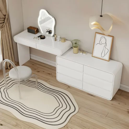 Mẫu Bàn Trang Điểm Thông Minh Gỗ MDF B-2845 An Phát Home