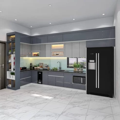 Mẫu Tủ Bếp Đẹp Thiết Kế Hiện Đại TB-913 An Phát