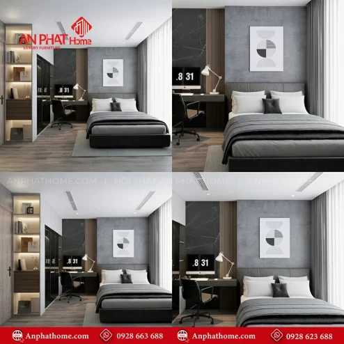 Combo giường tủ phòng cưới đẹp nhất