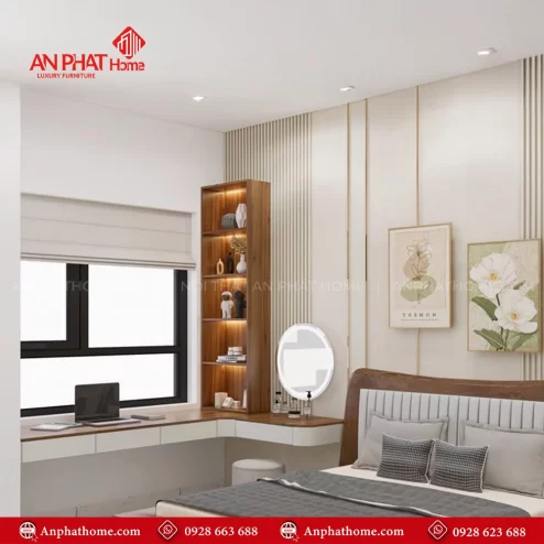 Nội thất phòng ngủ hiện đại thông minh