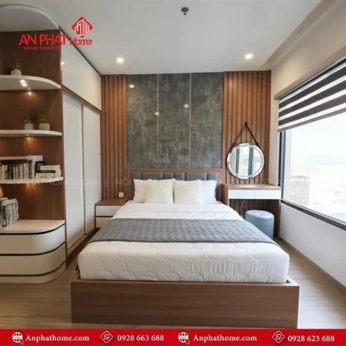 Phòng Ngủ Hiện Đại Gỗ Công Nghiệp CB-02 An Phát Home
