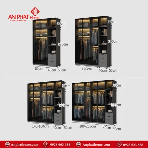 Tủ đựng quần áo người lớn