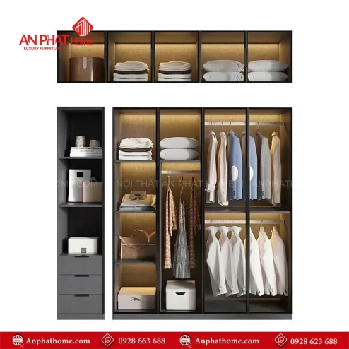 Mẫu tủ quần áo đẹp hiện đại
