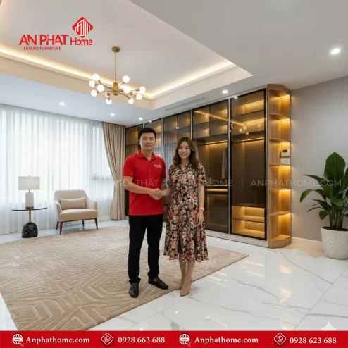 Mẫu tủ quần áo đơn giản mà đẹp