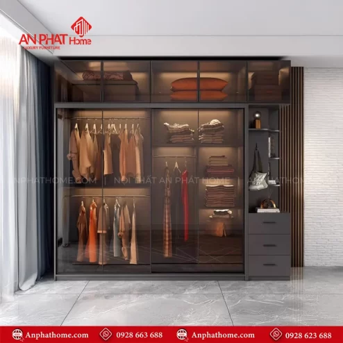 Tủ Áo Cánh Kính Hiện Đại TA-508 An Phát