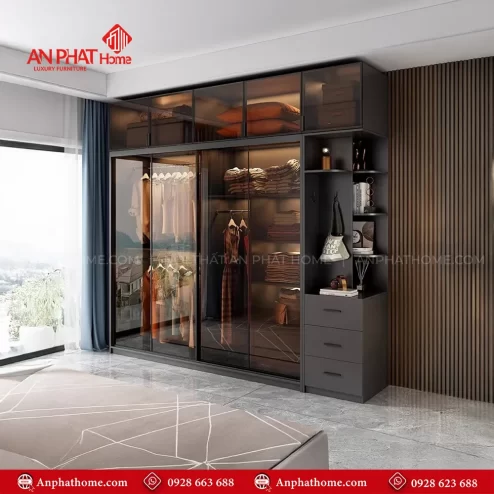 Tủ quần áo đơn giản mà đẹp