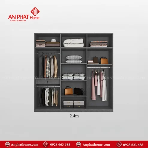 Mẫu tủ quần áo đẹp hiện đại