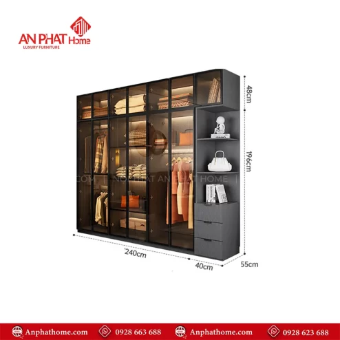 Thiết kế tủ quần áo cho phòng ngủ nhỏ